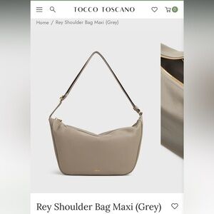 Tocco Toscano - Rey Shoulder Bag Maxi - Grey / Taupe